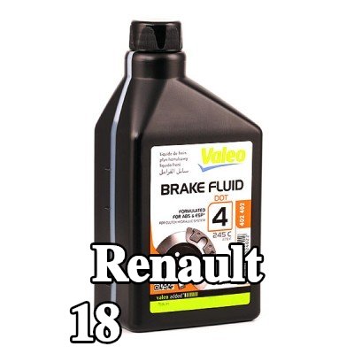 VALEO سائل الفرامل — Renault 18