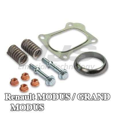 HJS مجموعة تركيب المحول الحفاز — 2004 Renault Modus / Grand Modus