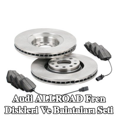 RIDEX Fren diskleri ve balataları seti Ön Aks, Havalandırmalı — Audi Allroad
