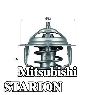 MAHLE ثرموستات 82°C, 52mm, بدون حشية/مانع تسرب — Mitsubishi Starion