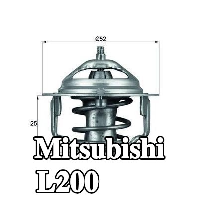 MAHLE ثرموستات 82°C, 52mm, بدون حشية/مانع تسرب — 1990 Mitsubishi L200
