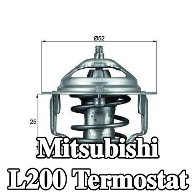 MAHLE Termostat 82°C, 52mm, contasız/sızdırmazlık elemanı olmadan — 1990 Mitsubishi L200