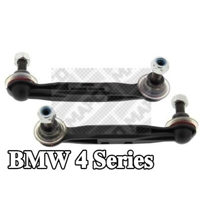 MAPCO طقم إصلاح وصلة قضيب مانع الانقلاب المحور الخلفي الأيسر, المحور الخلفي الأيمن — BMW 4 Series