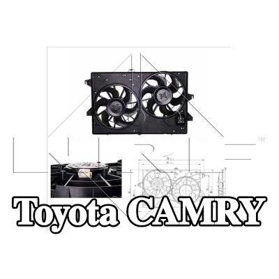 NRF مروحة, المبرد 353mm, مع غطاء مروحة المبرد — 2012 Toyota Camry
