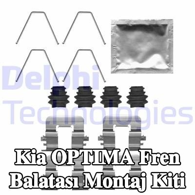 DELPHI Fren balatası montaj kiti — Kia Optima
