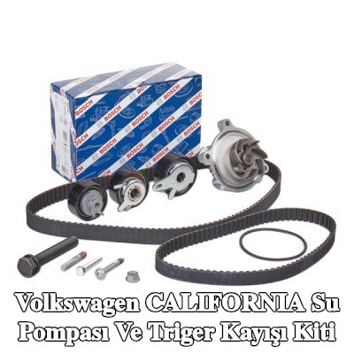 BOSCH Su pompası ve triger kayışı kiti Diş Sayısı: 122, Width: 21mm — 2003 Volkswagen California