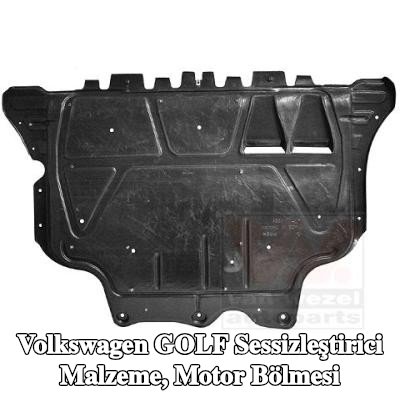 VAN WEZEL Sessizleştirici Malzeme, motor bölmesi Alt, ısı kalkanı — Volkswagen Golf