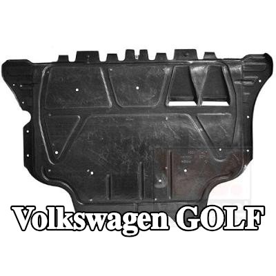 VAN WEZEL مادة عازلة للصوت, الجزء السفلي من حجرة المحرك, مع واقي حراري — Volkswagen Golf
