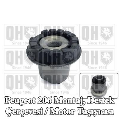 QUINTON HAZELL Montaj, destek çerçevesi / motor taşıyıcısı — 2002 Peugeot 206