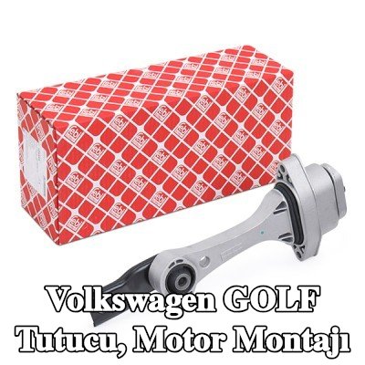 FEBI BILSTEIN Tutucu, motor montajı Alt, Arka — 2002 Volkswagen Golf