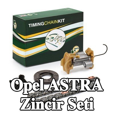 BGA Dişliler içermeyen zamanlama zinciri kiti — Opel Astra