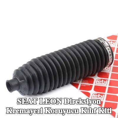 FEBI BILSTEIN Sol ön aks direksiyon kremayeri kılıfı kiti, Ön Aks Sağ, kelepçeli — 2003 SEAT Leon