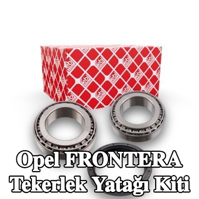 FEBI BILSTEIN Sol ön aks tekerlek yatağı kiti, Ön Aks Sağ, iç, mil contası ile — Opel Frontera