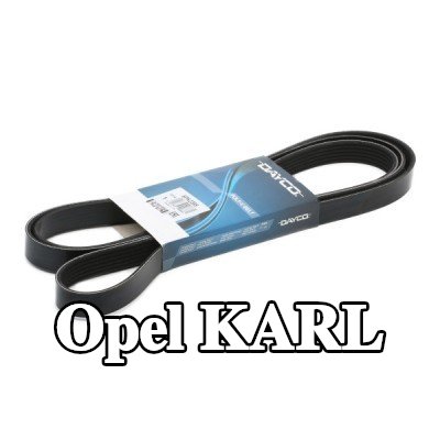 DAYCO حزام سيربنتين 2385, 0mm, Number of ribs: 6 — 2016 Opel Karl