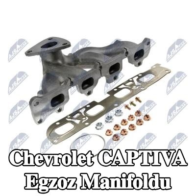 NTY Conta/sızdırmazlık elemanı ile egzoz manifoldu, cıvata/vida ile — 2011 Chevrolet Captiva