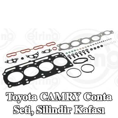 ELRING Conta seti, silindir kapağı contalı silindir kapağı, valf gövdesi contaları olmadan — Toyota Camry