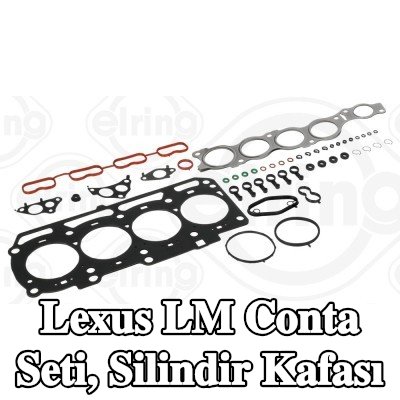 ELRING Conta seti, silindir kapağı contalı silindir kapağı, valf gövdesi contaları olmadan — Lexus Lm