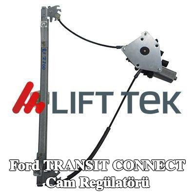LIFT-TEK Cam regülatörü Sağ Ön, Elektrikli, elektrik motorlu — 2016 Ford Transit Connect