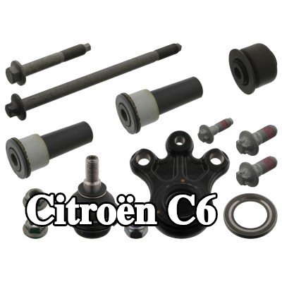 FEBI BILSTEIN طقم إصلاح, تعليق العجلة المحور الأمامي يسار, المحور الأمامي الأيمن — Citroën C6