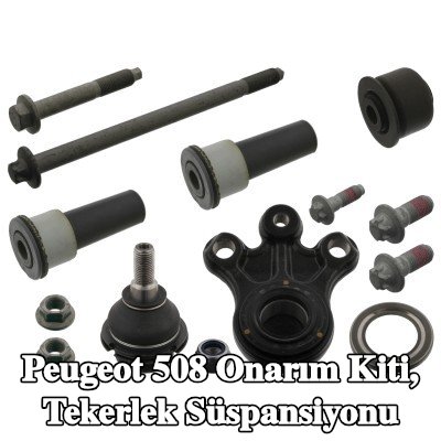FEBI BILSTEIN Onarım kiti, tekerlek süspansiyonu Ön Aks Sol, Ön Aks Sağ — 2012 Peugeot 508