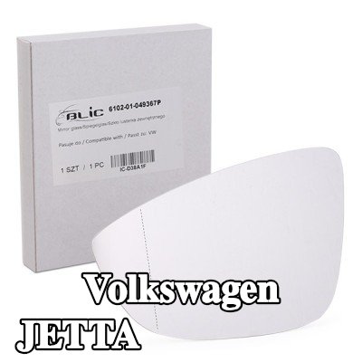 BLIC زجاج المرآة الجانبية اليسرى — Volkswagen Jetta