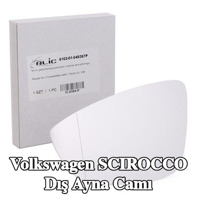 BLIC Sol yan ayna camı — Volkswagen Scirocco