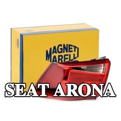 MAGNETI MARELLI المصباح الخلفي الأيمن, مع حامل لمبة, مع لمبات — SEAT Arona