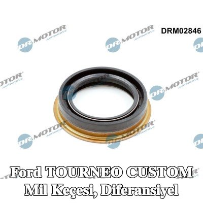 DR.MOTOR AUTOMOTIVE Mil Contası, diferansiyel her iki taraf, şanzıman tarafında — Ford Tourneo Custom