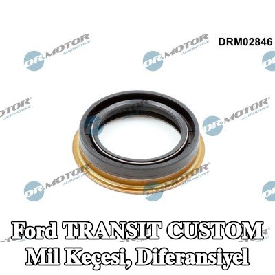 DR.MOTOR AUTOMOTIVE Mil Contası, diferansiyel her iki taraf, şanzıman tarafında — Ford Transit Custom