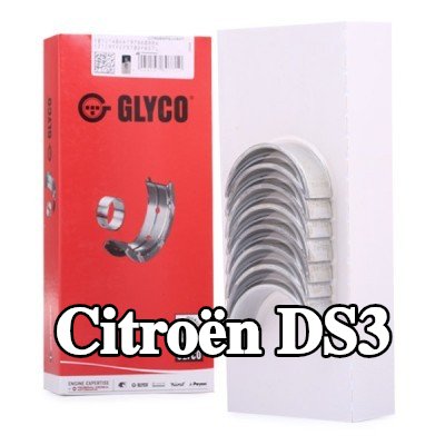 GLYCO محامل الطرف الكبير ذات ظهر فولاذي مع برونز مدمج بالتلبيد — 2009 Citroën Ds3