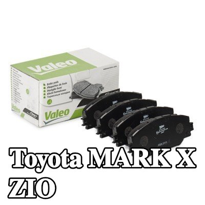 VALEO طقم وسادات الفرامل FIRST, المحور الأمامي, 18mm, بدون لوحة مانعة للصرير — Toyota Mark X Zio
