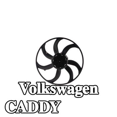 MAHLE مروحة, المبرد 393, 8mm — 2005 Volkswagen Caddy
