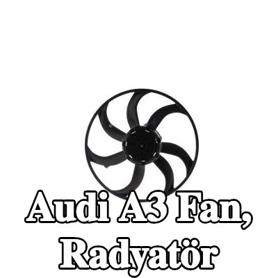 MAHLE Fan, radyatör 393, 8mm — 2004 Audi A3