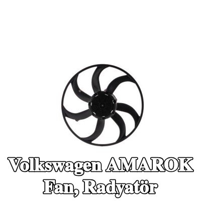MAHLE Fan, radyatör 393, 8mm — Volkswagen Amarok