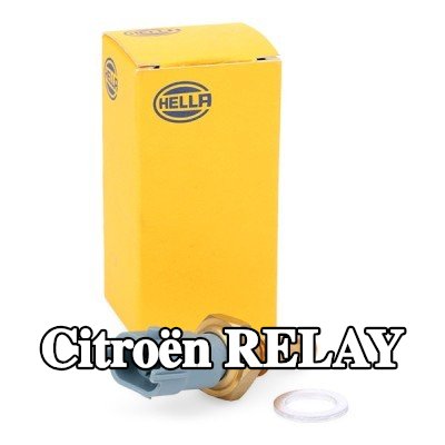 HELLA مستشعر, مستشعر درجة حرارة سائل التبريد مع حشية/مانع تسرب — Citroën Relay