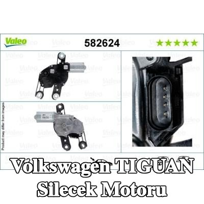 VALEO Silecek motoru Arka, 12V — Volkswagen Tiguan