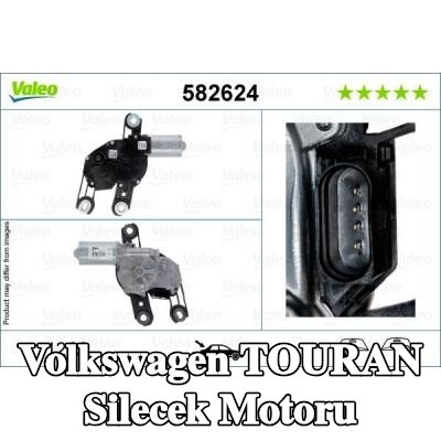 VALEO Silecek motoru Arka, 12V — Volkswagen Touran