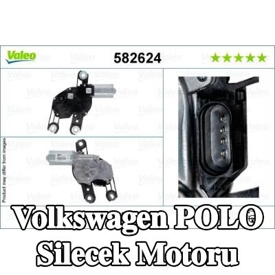 VALEO Silecek motoru Arka, 12V — Volkswagen Polo
