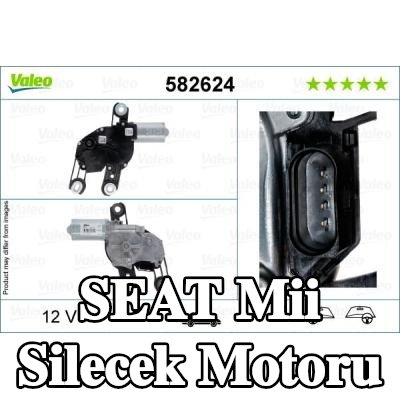 VALEO Silecek motoru Arka, 12V — SEAT Mii