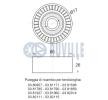 RUVILLE Saptırma / kılavuz kasnağı, V-ribbed belt Ø: 65mm — DS Ds3 (2)