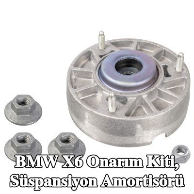 FEBI BILSTEIN Onarım kiti, süspansiyon dikmesi Ön Aks Sol, sabitleme malzemesi ile, bilyalı rulman içermez, sabitleme/montaj malzemesi ile — BMW X6