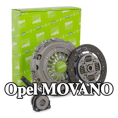VALEO طقم القابض KIT3P (CSC), بدون مستشعر, مع أسطوانة تابعة مركزية — 1998 Opel Movano