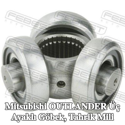 FEBEST Üç ayaklı göbek, tahrik mili — 2002 Mitsubishi Outlander