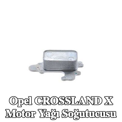 MAHLE Conta/sızdırmazlık elemanları ile motor yağı soğutucusu — Opel Crossland X