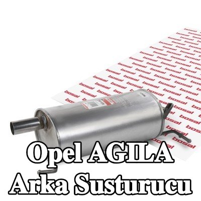 BOSAL Arka susturucu — Opel Agila