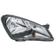 HELLA Far Sağ, H4, PY21W, W21/5W, far seviyeleme motorlu, ampuller olmadan — SEAT Mii (3)
