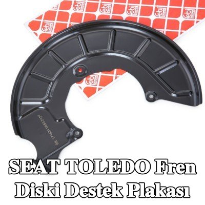 FEBI BILSTEIN Fren diski destek plakası Ön Aks Sol — 2004 SEAT Toledo