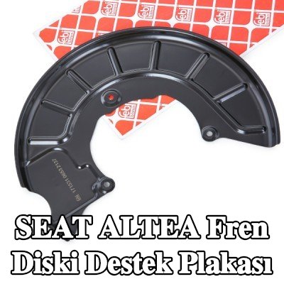 FEBI BILSTEIN Fren diski destek plakası Ön Aks Sol — SEAT Altea