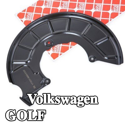 FEBI BILSTEIN لوحة دعم قرص الفرامل للمحور الأمامي الأيسر — 2012 Volkswagen Golf