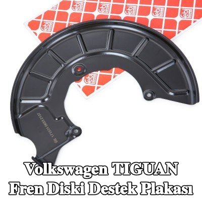 FEBI BILSTEIN Fren diski destek plakası Ön Aks Sol — 2012 Volkswagen Tiguan